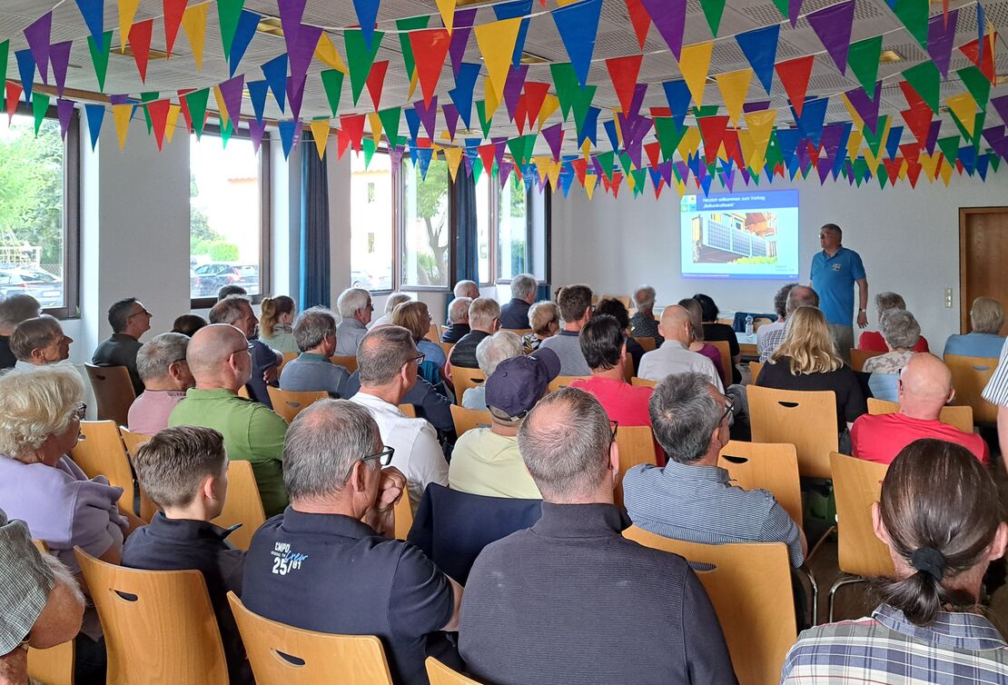 Volles Haus bei unserer informativen Veranstaltung (Foto: Volker Schmitt)
